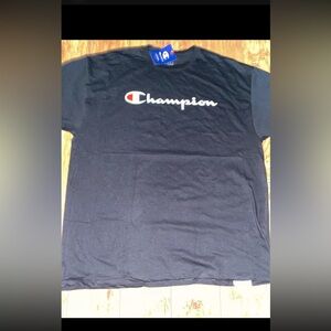 Champion T-Shirt Tee Men's Script Logo 2XL Short Sleeve Authentic Classic